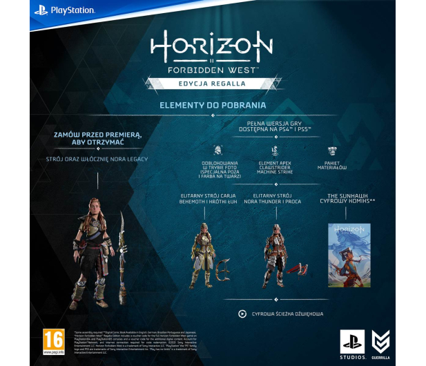 Guerilla Games Horizon Forbidden West Regalla Edycja Kolekcjonerska PlaySta - 1457797 - zdjęcie 3